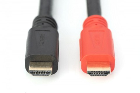 Kabel połączeniowy HDMI HighSpeed z Ethernetem ze wzmacniaczem 4K 30Hz UHD HDMI A/A M/M 15m Kabel połączeniowy HDMI HighSpeed z Ethernetem ze wzmacniaczem 4K 30Hz UHD HDMI A/A M/M 15m