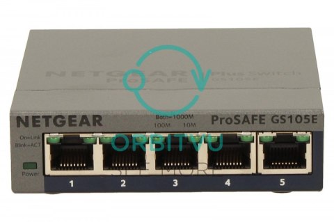Switch Unmanaged Plus 5xGE - GS105E Switch Unmanaged Plus 5xGE - GS105E