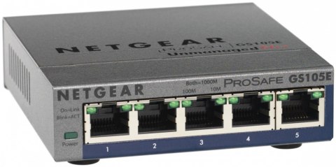Switch Unmanaged Plus 5xGE - GS105E Switch Unmanaged Plus 5xGE - GS105E