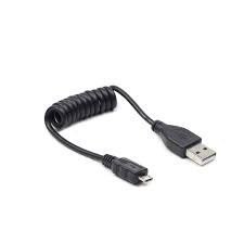Kabel USB AM-Micro Spirala 20-60cm Kabel USB AM-Micro Spirala 20-60cm