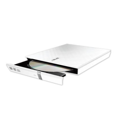 Nagrywarka zewnętrzna SDRW-08D2S-U Lite Slim DVD USB biała Nagrywarka zewnętrzna SDRW-08D2S-U Lite Slim DVD USB biała