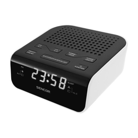 SRC 136 WH Radiobudzik, wyświetlacz LED, prog. 20 stacji FM SRC 136 WH Radiobudzik, wyświetlacz LED, prog. 20 stacji FM