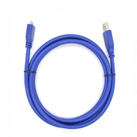 Kabel USB 3.0-Micro 0,5 m. niebieski Kabel USB 3.0-Micro 0,5 m. niebieski