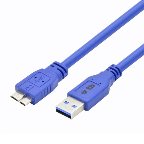 Kabel USB 3.0-Micro 0,5 m. niebieski Kabel USB 3.0-Micro 0,5 m. niebieski