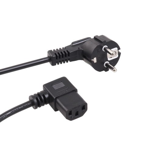 Kabel zasilający kątowy 3 pin 5M wtyk EU MCTV-804 Kabel zasilający kątowy 3 pin 5M wtyk EU MCTV-804
