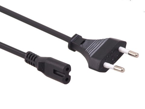 Kabel zasilający ósemka 2 pin 3M wtyk EU MCTV-810 Kabel zasilający ósemka 2 pin 3M wtyk EU MCTV-810