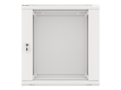 Szafa instalacyjna wisząca 19'' 12U 600X600mm szara (drzwi szklane)