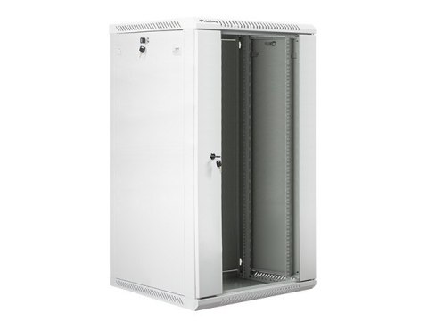 Szafa instalacyjna wisząca 19 22U 600X600mm szara (drzwi szklane) Szafa instalacyjna wisząca 19 22U 600X600mm szara (drzwi szklane)