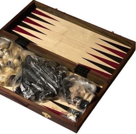 Drewniane Szachy, Warcaby Backgammon Drewniane Szachy, Warcaby Backgammon