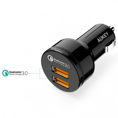 CC-T8 ultraszybka ładowarka samochodowa 2xUSB Quick Charge 3.0 6A 36W CC-T8 ultraszybka ładowarka samochodowa 2xUSB Quick Charge 3.0 6A 36W