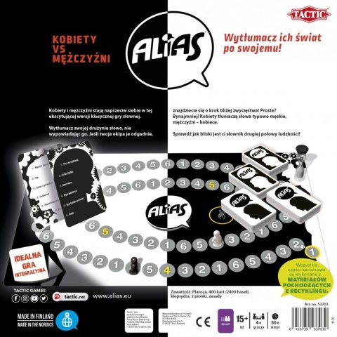 Gra Alias kobiety vs. mężczyźni Gra Alias kobiety vs. mężczyźni