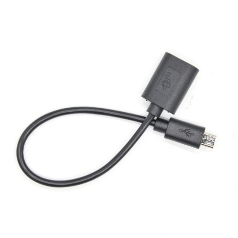 Kabel OTG 15cm czarny Kabel OTG 15cm czarny