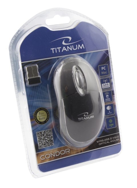 MYSZ BEZPREWODOWA CONDOR,3D,2.4GHz, TM120K MYSZ BEZPREWODOWA CONDOR,3D,2.4GHz, TM120K