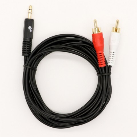 Kabel 3,5mm Mini Jack - 2x RCA M/M (chinch) 2,5m Kabel 3,5mm Mini Jack - 2x RCA M/M (chinch) 2,5m