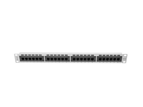 Patch Panel 24 Port 1U Kat.5E szary Patch Panel 24 Port 1U Kat.5E szary