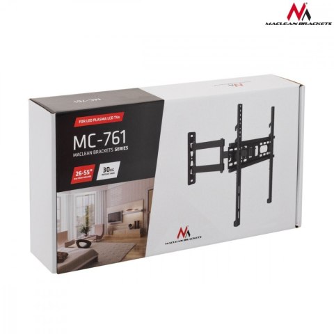 Uchwyt do TV MC-761 26-60 cali 35 kg czarny Uchwyt do TV MC-761 26-60 cali 35 kg czarny