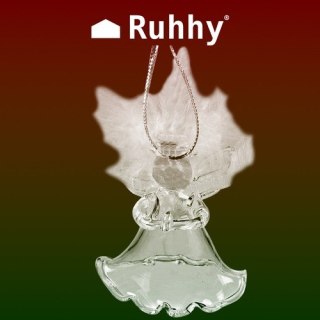 Bombki przezroczyste- aniołki 6szt. Ruhhy 22497 Ruhhy