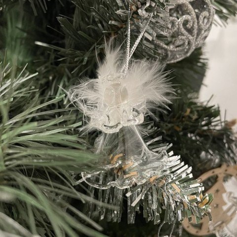 Bombki przezroczyste- aniołki 6szt. Ruhhy 22497 Ruhhy