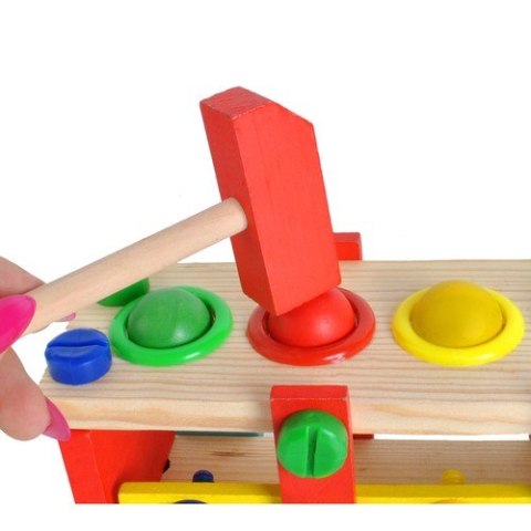 Ciężarówka edukacyjna drewniana 22372 Iso Trade Ciężarówka edukacyjna drewniana 22372 Iso Trade