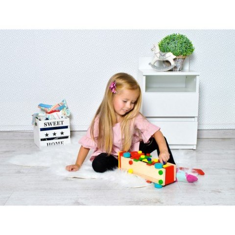 Ciężarówka edukacyjna drewniana 22372 Iso Trade Ciężarówka edukacyjna drewniana 22372 Iso Trade
