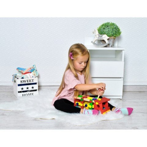 Ciężarówka edukacyjna drewniana 22372 Iso Trade Ciężarówka edukacyjna drewniana 22372 Iso Trade