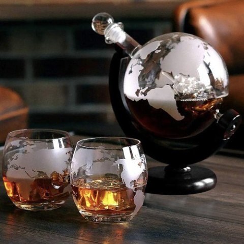 Karafka- globus- zestaw do whisky Malatec 22553 Malatec Karafka- globus- zestaw do whisky Malatec 22553 Malatec