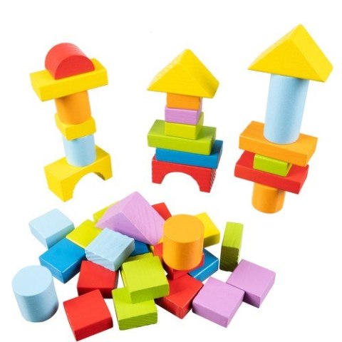 Klocki drewniane- 100szt. Kruzzel 22666 Kruzzel Klocki drewniane- 100szt. Kruzzel 22666 Kruzzel