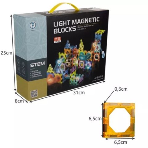 Klocki magnetyczne- tor 77el. Kruzzel 22684 Kruzzel Klocki magnetyczne- tor 77el. Kruzzel 22684 Kruzzel