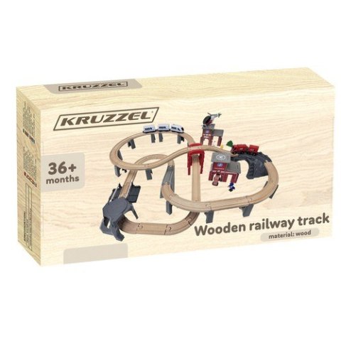 Kolejka drewniana- pociąg Kruzzel 22754 Kruzzel Kolejka drewniana- pociąg Kruzzel 22754 Kruzzel