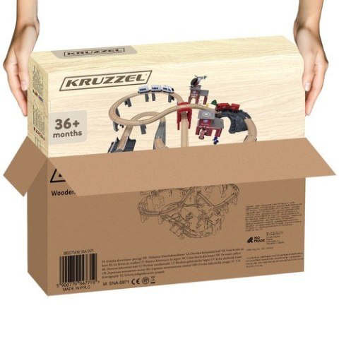Kolejka drewniana- pociąg Kruzzel 22754 Kruzzel Kolejka drewniana- pociąg Kruzzel 22754 Kruzzel