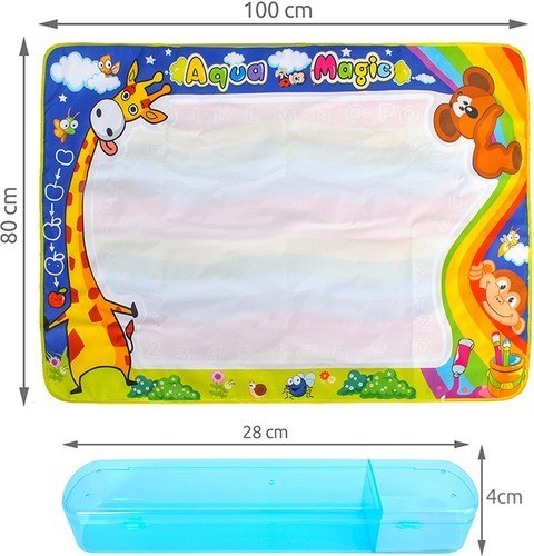 Mata wodna do rysowania XXL100x80 cm zestaw 22443 Kruzzel Mata wodna do rysowania XXL100x80 cm zestaw 22443 Kruzzel