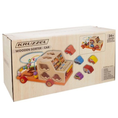 Sorter- auto drewniane Kruzzel 22652 Kruzzel Sorter- auto drewniane Kruzzel 22652 Kruzzel