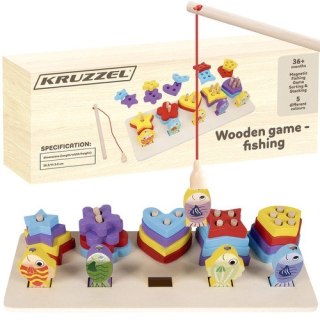 Sorter drewniany- łowienie rybek Kruzzel 22565 Kruzzel