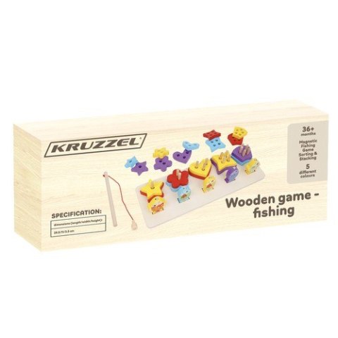 Sorter drewniany- łowienie rybek Kruzzel 22565 Kruzzel