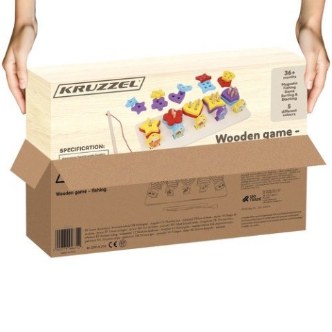 Sorter drewniany- łowienie rybek Kruzzel 22565 Kruzzel