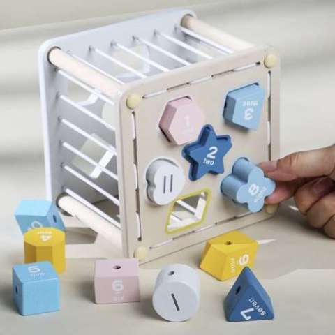 Sorter- kostka sensoryczna drewniana 22885 Kruzzel Sorter- kostka sensoryczna drewniana 22885 Kruzzel