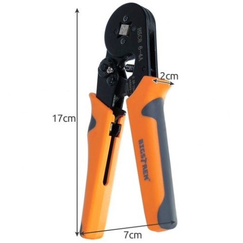 Zaciskarka do tulejek 0.25-10mm2 Bigstren 22717 Bigstren Zaciskarka do tulejek 0.25-10mm2 Bigstren 22717 Bigstren