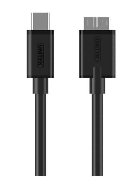 Kabel USB TYP-C do microUSB 3.0 1m Y-C475BK Kabel USB TYP-C do microUSB 3.0 1m Y-C475BK