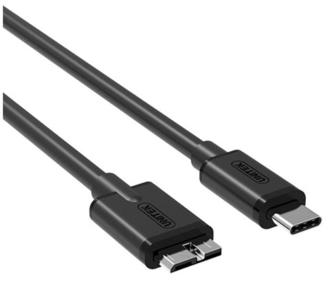 Kabel USB TYP-C do microUSB 3.0 1m Y-C475BK Kabel USB TYP-C do microUSB 3.0 1m Y-C475BK