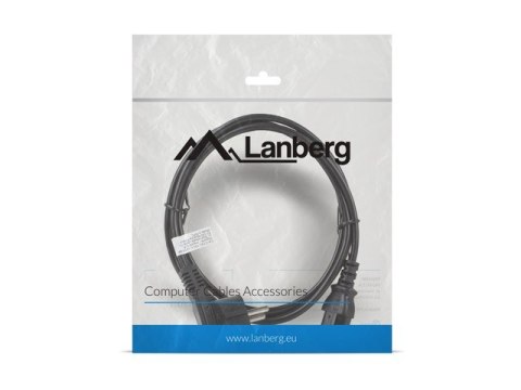 Kabel zasilający CEE 7/7 - IEC 320 C13 1.8M czarny Kabel zasilający CEE 7/7 - IEC 320 C13 1.8M czarny