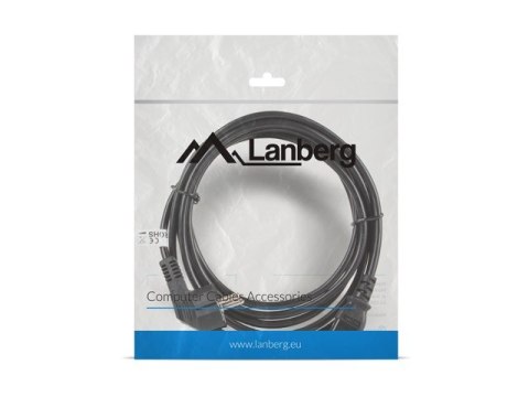 Kabel zasilający CEE 7/7 - IEC 320 C13 VDE 3M czarny Kabel zasilający CEE 7/7 - IEC 320 C13 VDE 3M czarny