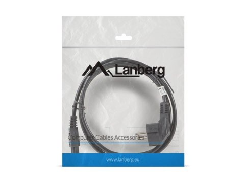Kabel zasilający Laptop (MIKI) IEC 7/7 - IEC 320 C5 1.8M VDE czarny Kabel zasilający Laptop (MIKI) IEC 7/7 - IEC 320 C5 1.8M VDE czarny
