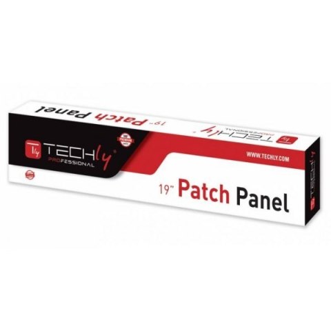Patch panel 1U UTP 24xR J45 Cat.6, czarny Patch panel 1U UTP 24xR J45 Cat.6, czarny