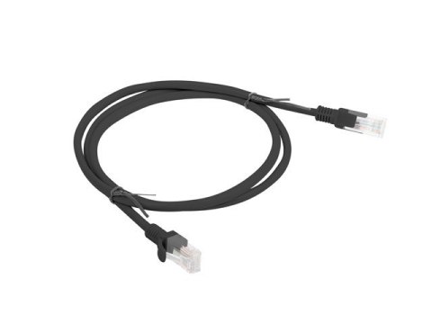 Patchcord kat.5e 1.0M UTP czarny Patchcord kat.5e 1.0M UTP czarny