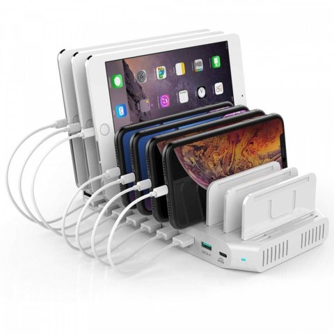 Stacja ładująca 10xUSB; 96W; 2xQC3.0; Y-2190A Stacja ładująca 10xUSB; 96W; 2xQC3.0; Y-2190A