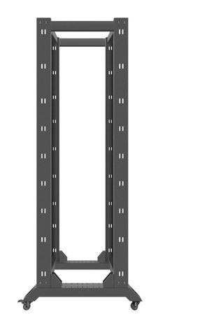 Stojak Open Rack 42U 600x800mm czarny Stojak Open Rack 42U 600x800mm czarny