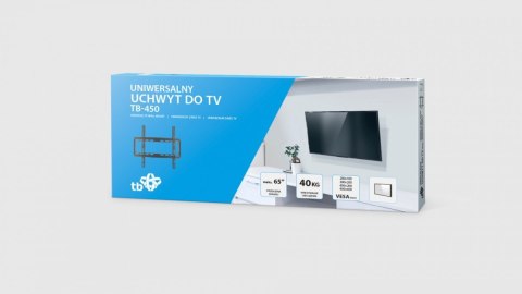 Uchwyt TV TB-450 do telewizora do 65" 40kg max VESA 400x400 Uchwyt TV TB-450 do telewizora do 65" 40kg max VESA 400x400