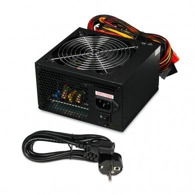 Zasilacz 600 W CUBE II APFC 12 CM BLACK Zasilacz 600 W CUBE II APFC 12 CM BLACK
