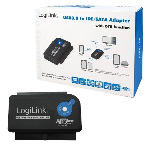 Adapter USB 3.0 do IDE/ SATA z funkcja OTB Adapter USB 3.0 do IDE/ SATA z funkcja OTB