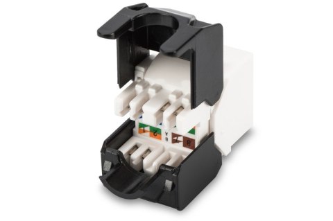 Moduł Keystone RJ45 (8P8C) kat. 5e UTP, LSA beznarzędziowy Moduł Keystone RJ45 (8P8C) kat. 5e UTP, LSA beznarzędziowy